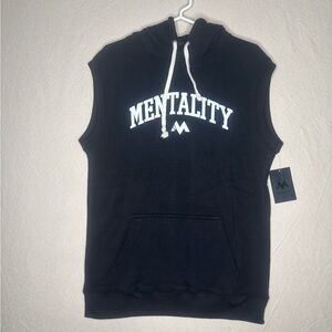 Men’s XL mentality sleeveless hoodie NWT